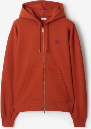 Burberry Gothic Logo Cotton Zip Hoodie