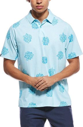 Callaway Bunker Floral Print Polo Shirt