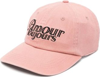 Carne Bollente Forever French Kiss baseball cap - unisex - Elastane/Cotton - One Size - Pink