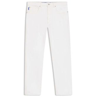 HUGO BOSS Regular-fit jeans in white denim