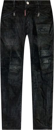 Dsquared2 Tidy Biker jeans - men - Cotton/Elastane - 52 - Black
