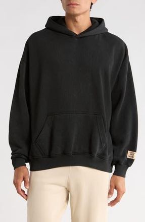 Fleece Factory Heavy Hoodie Sweatshirt in Washed Black at Nordstrom Rack, Size Medium