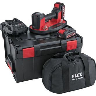 Flex Ventosa El&eacute;ctrica Inal&aacute;mbrica - 18v - Flex - L-boxx + 2 Bater&iacute;as 2,5 Ah + Cargador - 531332