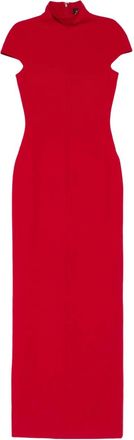 Solace London Lang maxi-jurk - Rood