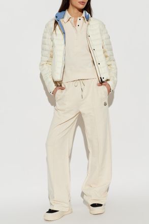 Moncler Madulains Down Jacket, Womens, Cream