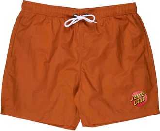 Santa Cruz Badeshorts SANTA CRUZ CLASSIC DOT SWIMSHORT, Herren, Gr. S, N-Gr, braun (amber), Obermaterial: 100% Nylon, Badehosen Badeshorts, sportlicher Stil, lei