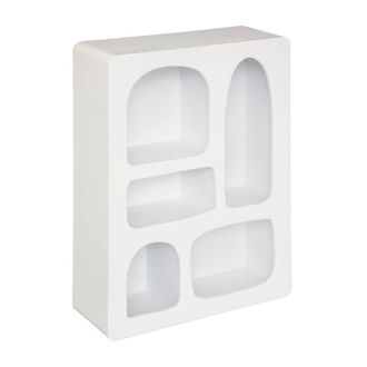 Atmosphera Atmosphera - Estanter&iacute;arivi Madera - Gris - 45x65 Cm Cr&eacute;ateur DInt&eacute;rieur