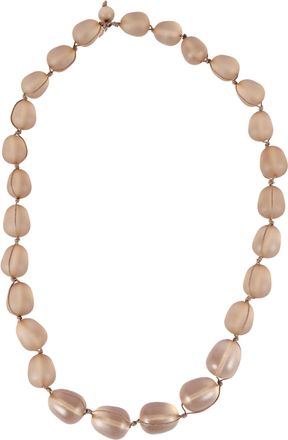 Emporio Armani Irregular Resin Bead Charm Necklace