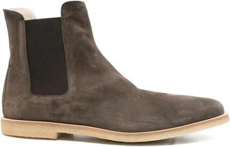 Common Projects Suede Chelsea Boot - Heren - Chelseaboots - Bruin - 45 EU - Leer - Schoenen