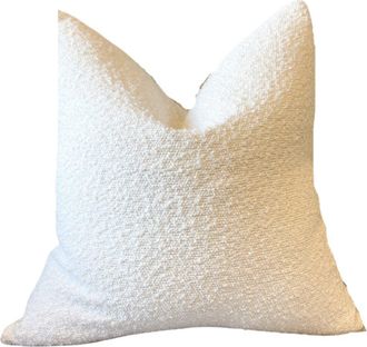 Modish Decor Pillows Boucl&eacute; Accent Pillow Cover in White Tones at Nordstrom, Size 18X18