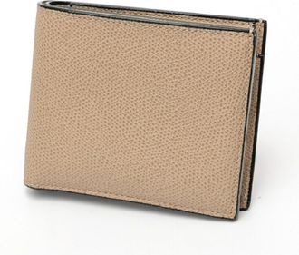 Valextra Grayish Leather Wallet (Bi-Fold) (Pre-Owned)