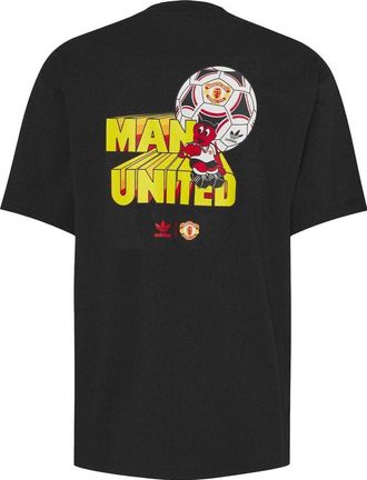 adidas Original Manchester United Graphic Tee Black HP0447