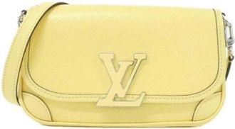 Louis Vuitton Pre-owned Vintage Mini Schoudertas - Dames - Vintage Mini Tas - Geel - ONE Size - Leer - Vintage