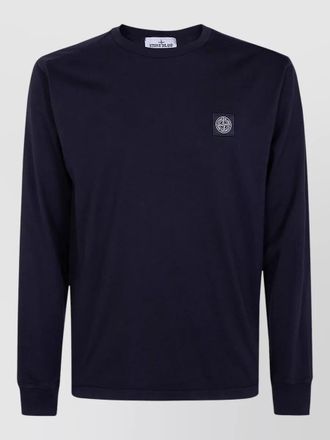 Stone Island regular fit long sleeve crew neck knit