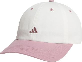 adidas Saturday 3 Baseball Cap in Off White/Magic Mauve Purple at Nordstrom Rack