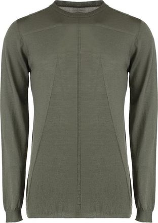 Rick Owens Sweater With A Round Neck Made Of Cotton