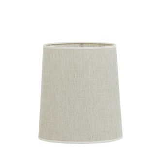 Light & Living Pantalla De L&aacute;mpara - Breska - Beige - Textil - - Light&living