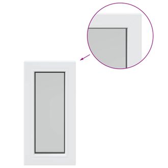 vidaXL Ventana De S&oacute;tano Risor 35 X 70 Cm Pvc Y Vidrio Vidaxl