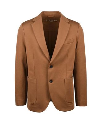 Circolo 1901 Fitted Jacket With Classic Lapel And Patch Pockets