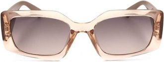 Guess Smoke Gradient Rectangular Ladies Sunglasses GF6200 47B 55