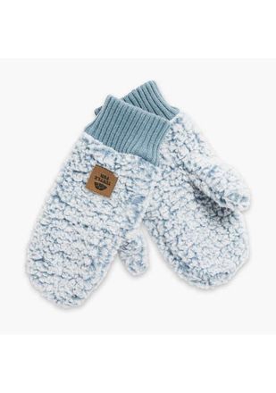 Turtle Fur High Pile Fleece Freestyle Mittens in Smoke Blue at Nordstrom