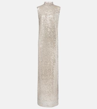 Taller Marmo Miami sequined gown