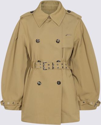 Ganni Beige Trench Coat