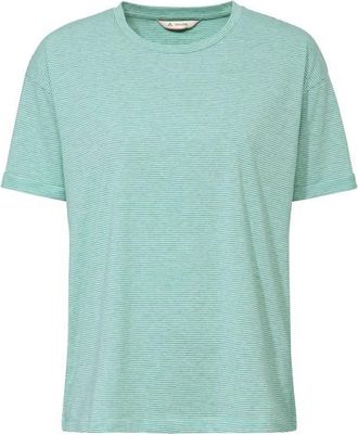Vaude Mineo Striped T-Shirt T-Shirt f&uuml;r Damen | t&uuml;rkis/gr&uuml;n