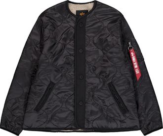 Alpha Industries ALS Teddy Field Jacket - Heren - Zomerjassen - Zwart - L - Leer - Jassen
