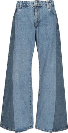 E.L.V. Denim Freya Wide Leg Jean - Dames - Loose Fit Jeans - Blauw - W29 - Katoen - Jeans
