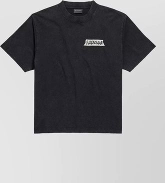 Balenciaga regular fit t shirt crew neck