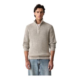 Marc O'Polo Jersey con media cremallera - Knitwear - Hombre - Beige - XL