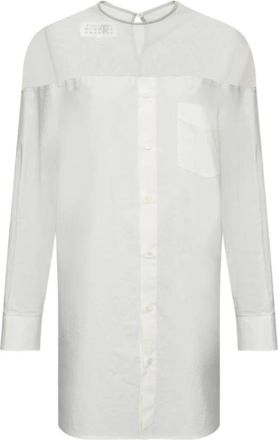 Maison Margiela Tunieken - Dames - Tunieken - Wit - XS - Overhemden