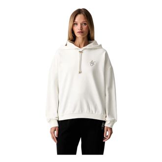 Liu Jo Hooded Sweatshirt - Dames - Hoodies - Beige - XS - Katoen - Hoodies & sweatvesten