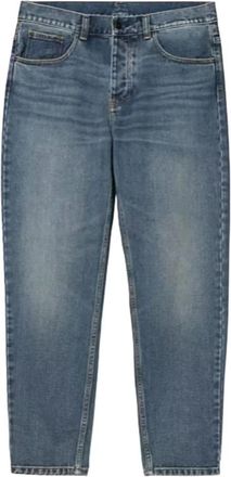 Carhartt Work in Progress Donker Gewassen Newel Pant Denim Jeans - Heren - Slim Fit Jeans - Blauw - W30 - Denim - Jeans