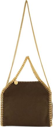 Stella McCartney Brown Falabella Mini Suede Tote
