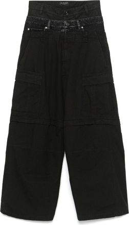 Balenciaga Pantaloni con vita tripla - Nero