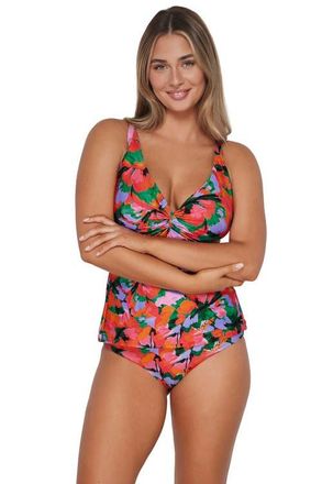 Sunsets Forever Tankini Swimsuit Top - DD Cup in Hummingbird Cove at Nordstrom, Size 40