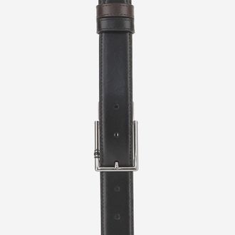 Montblanc Mens Reversible Leather Belt Multicolour