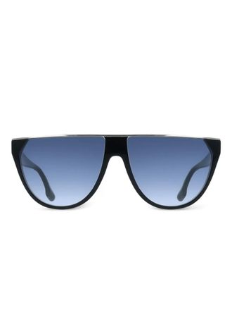 Victoria Beckham geometric-frame sunglasses - Black