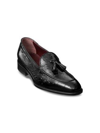 Paul Fredrick Stuart Tassel Loafer in Black at Nordstrom, Size 8.5