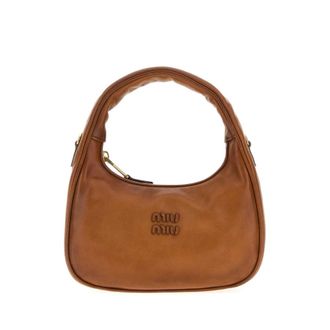 Miu Miu Caramel Leather Wander Handbag