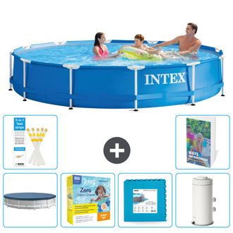 Intex Piscina Con Estructura Redonda - 366x76 Cm - 7-piezas S102