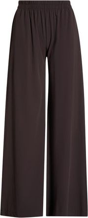 Zella Atlas Wide Leg Pants in Brown Mole at Nordstrom, Size X-Small