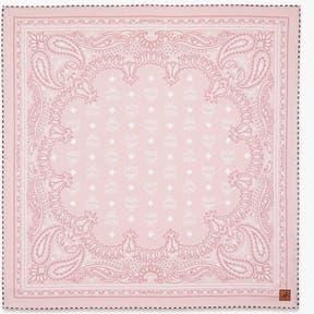 MCM Paisley Cotton-Silk Scarf in Powder Pink at Nordstrom