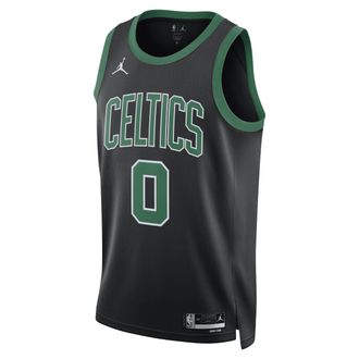 Nike Jordan Mens Boston Celtics Statement Edition Jordan Dri-FIT NBA Swingman Jersey in Black | DO9519-012