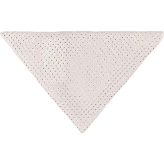 Maje Rhinestone wool triangle scarf in Ecru at Nordstrom