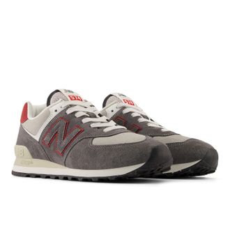 New Balance Sneaker NEW BALANCE 574, Damen, Gr. 42,5, castlerock, t, Synthetik, Textil, Schuhe Sneaker