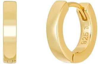 Untamed Petals Pixie Huggie Hoops in Gold at Nordstrom