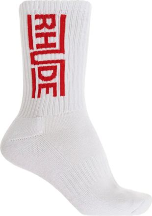 Rhude Sokken met logo - Wit